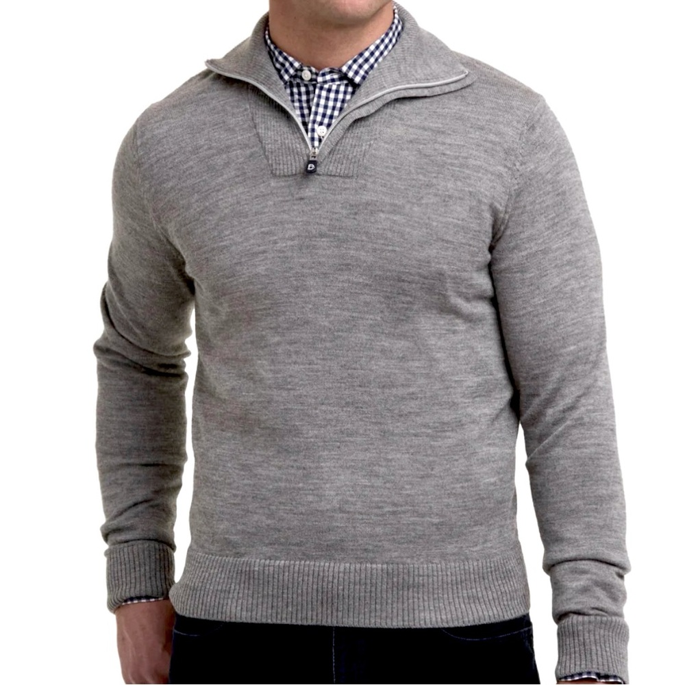 NWOT B. Draddy Royal Baby Alapaca Consolo Quarter Zip, Medium